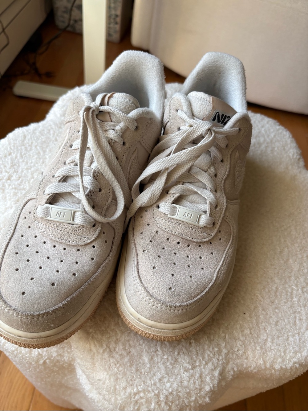 Nike Air Force 1 '07 SE Sanddrift Fleece Premium Women's Sneakers DQ7583-001